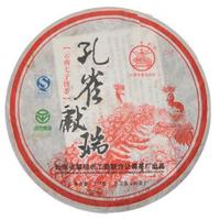 2008年八角亭 孔雀献瑞 熟茶 357克