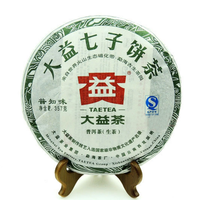 2011年大益 普知味青饼 102批 生茶 357克
