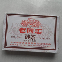 2007年老同志 醇香熟砖 熟茶 250克
