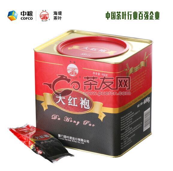 中粮 海堤茶叶 AT111大红袍 乌龙茶 特级 400克/盒