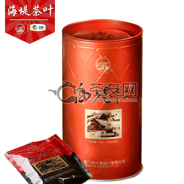 中粮 海堤茶叶 XBT321海堤红1号 厦门 金针红茶 80克/罐