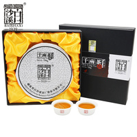 2017年白沙溪 千两茶饼 安化二级黑毛茶 750克/盒
