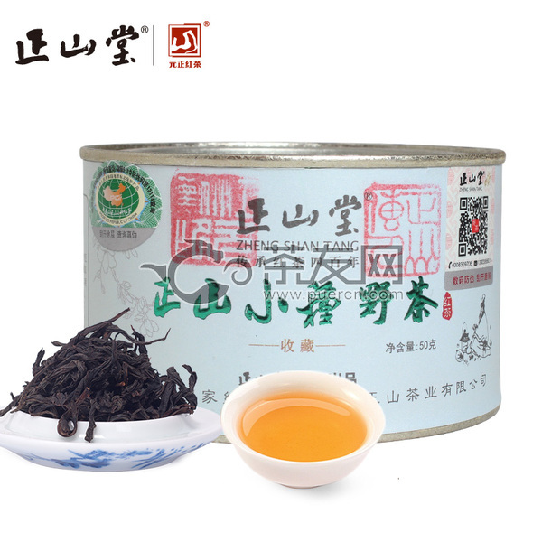 正山堂茶业 正山小种野茶 特级红茶 50克/罐