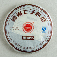 2015年双陈普洱 福润95 熟茶 400克