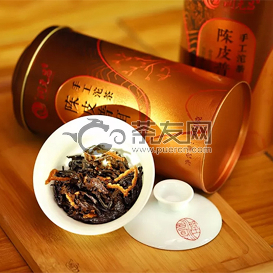 陈皮普洱手工沱茶图片3