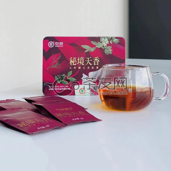 2020年中茶 秘境天香 大叶种工夫红茶 60克