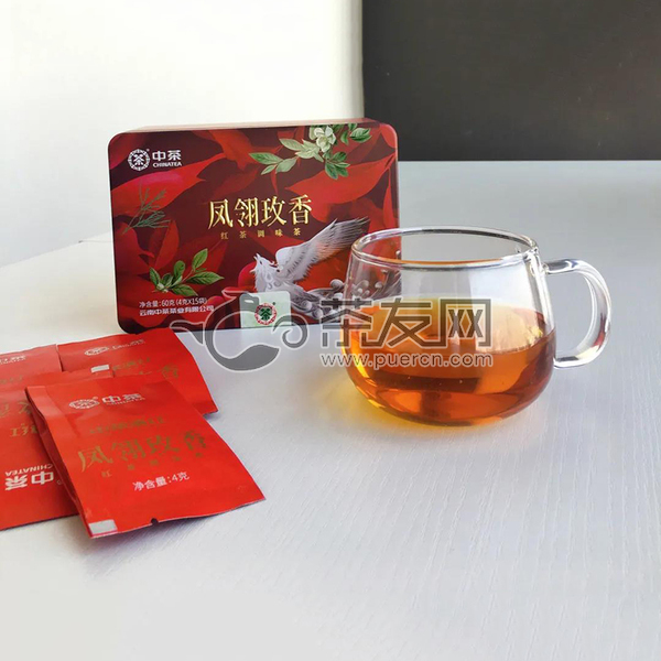 2020年中茶 凤翎玫香调味茶 再加工茶 60克