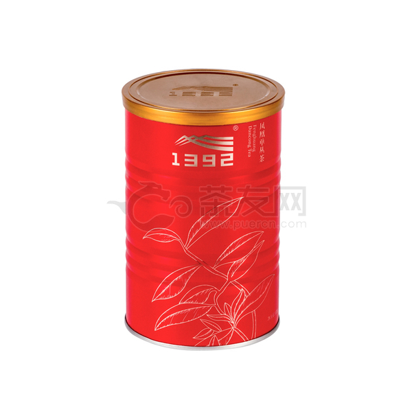 凤凰展翅茶米罐（红）图片0