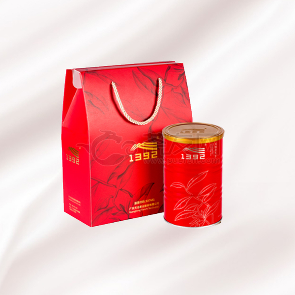 凤凰展翅茶米罐（红）图片1