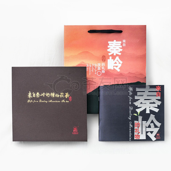 2017年泾渭茯茶 来自秦岭的礼物 黑茶 800克 试用