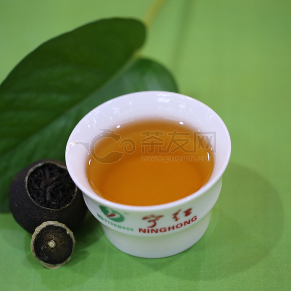 小青柑红茶 绿盒图片2
