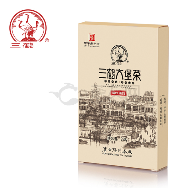 2017年三鹤 清心·承韵六堡茶 黑茶 250克