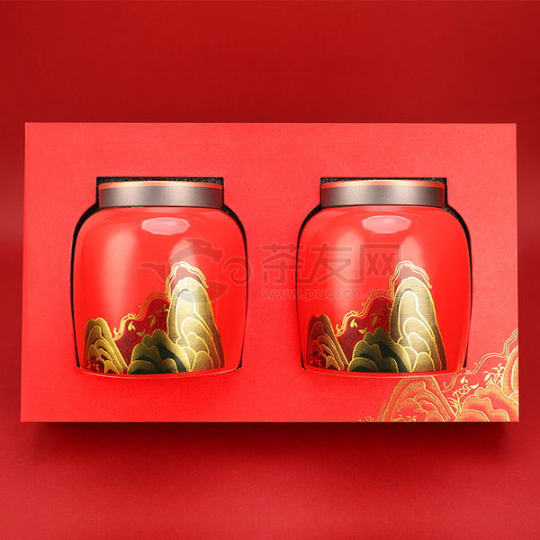 大红瓷罐·霍山黄芽礼盒图片2