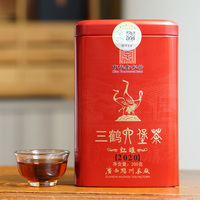 2018年三鹤 红罐2020 六堡茶 黑茶 200克