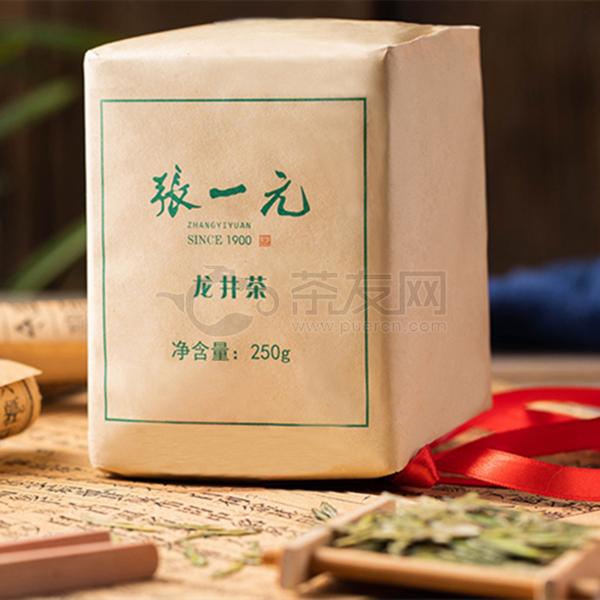 2021年张一元 龙井茶纸包 绿茶 250克