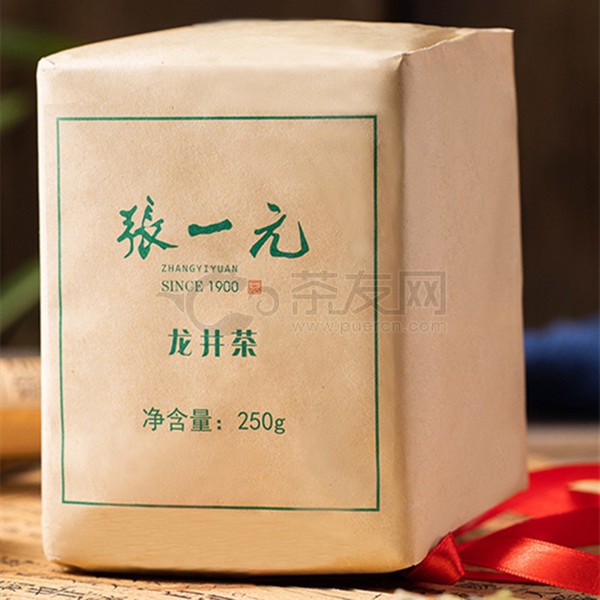 2021年张一元 龙井茶（明前精品）纸包 绿茶 250克