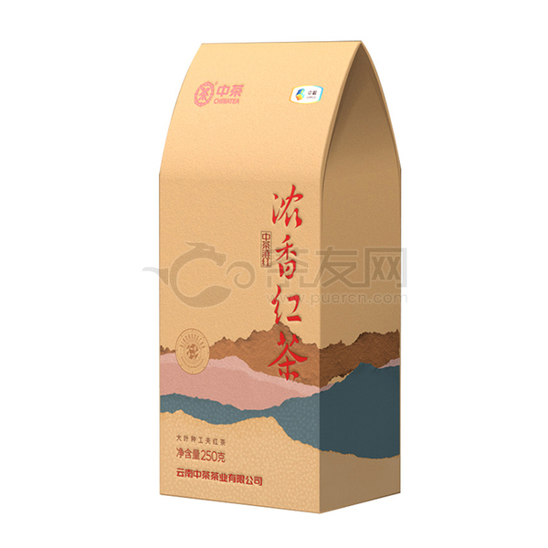 2021年中茶滇红 浓香红茶 大叶种工夫红茶 250克