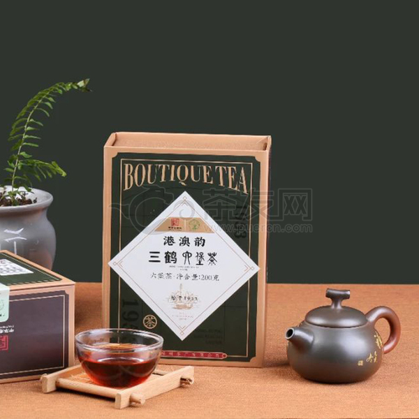 2021年三鹤 港澳韵 六堡茶 黑茶 200克