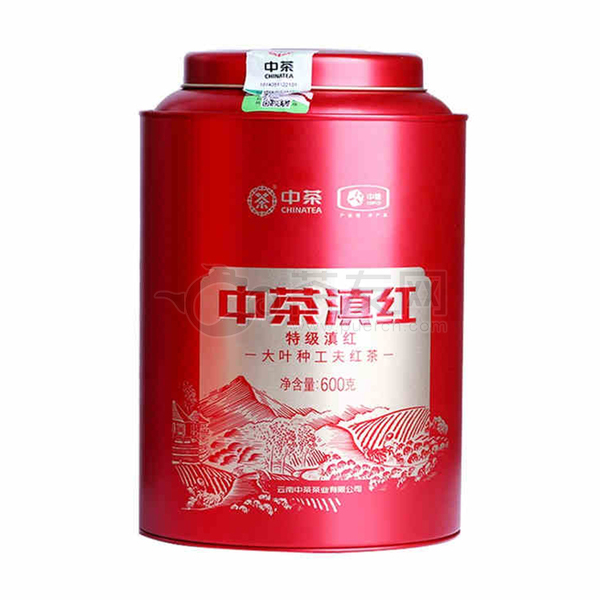 2021年中茶滇红 特级滇红 大叶种工夫红茶600克