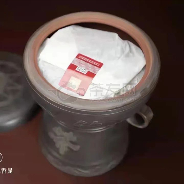 民鼓型陶罐茶图片3