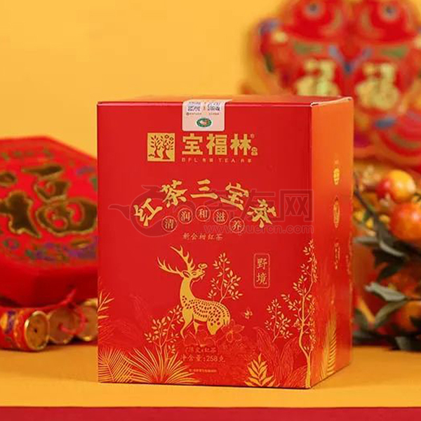 2021年宝福林 红茶三宝茶 野境 再加工茶 258克