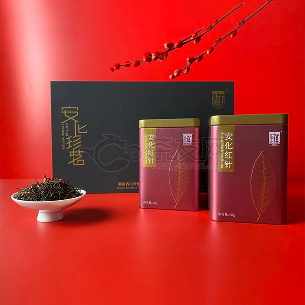 2022年白沙溪 安化红针 红茶 100克