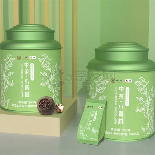 2022年中茶 中茶小青柑铁罐装 再加工茶 240克