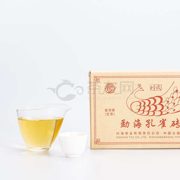 勐海孔雀砖茶图片7