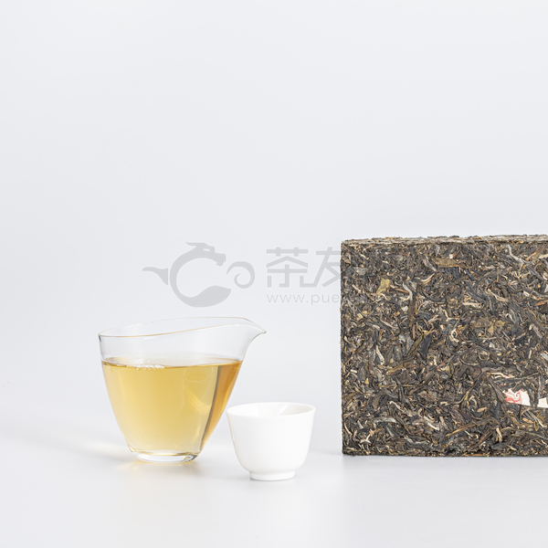 勐海孔雀砖茶图片8